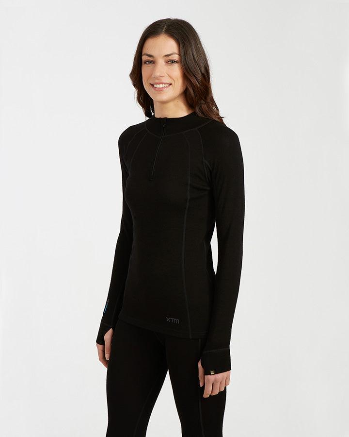 Merinould 230 1/2 Zip Termisk Skiundertrøje Dame - XTM DK