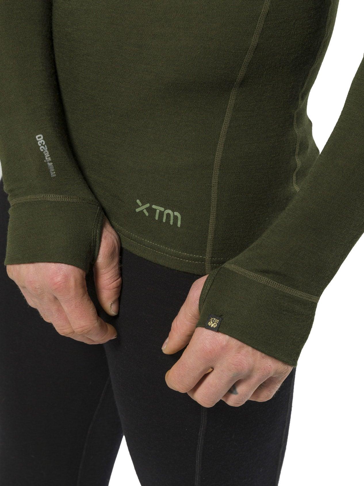 Merinould 230 1/2 Zip Termisk Skiundertrøje Herre - XTM DK