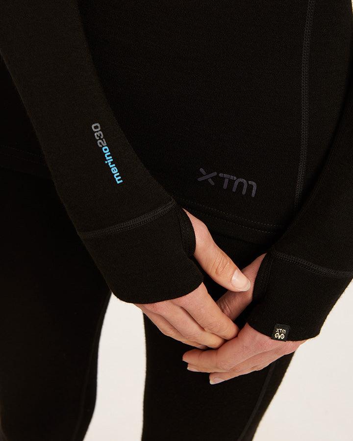 Merinould 230 1/2 Zip Termisk Skiundertrøje Dame - XTM DK